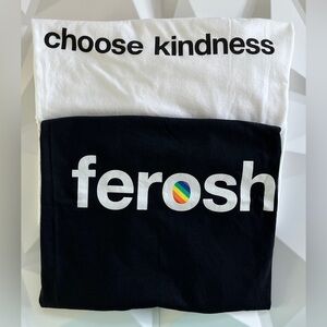 QE Queer Eye T-Shirt Tee Rainbow Adult Unisex “Ferosh”XL “Choose Kindness”M